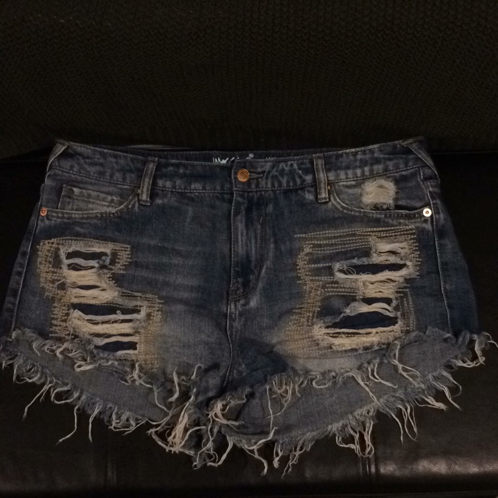 Hi rise short short - size 12